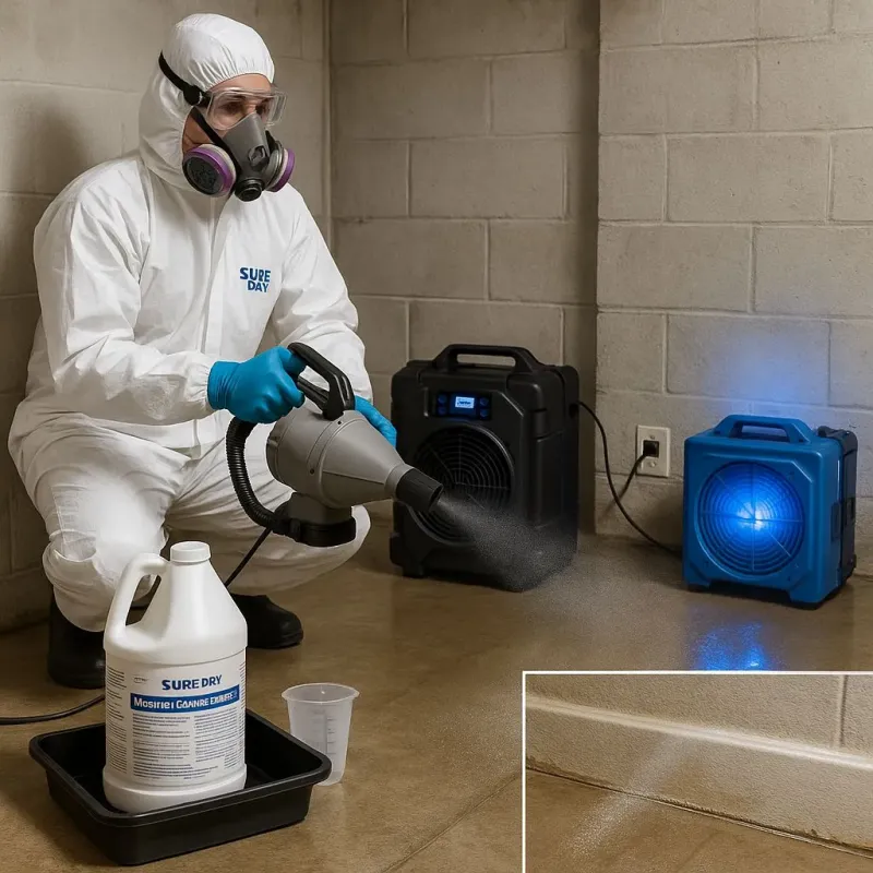 Sanitization and Odor Removal process in Rossville, IN